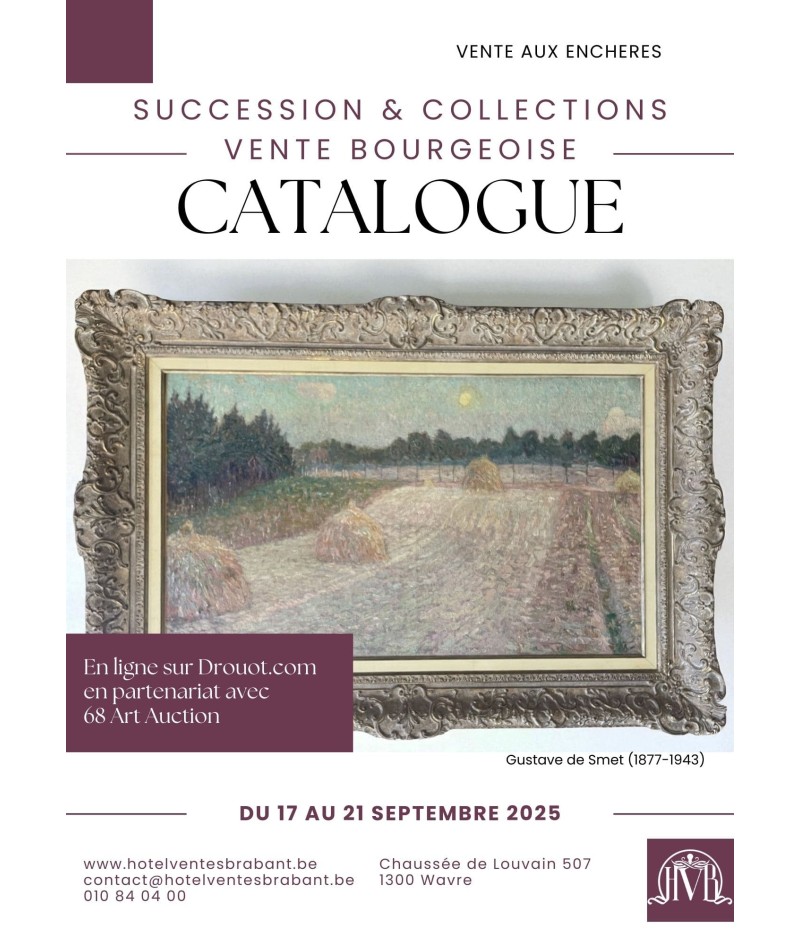 21 SEPTEMBRE 2025 – SUCCESSION & COLLECTIONS - VENTE BOURGEOISE