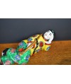 Figurine en porcelaine de Chine 'Fumeur d'opium'