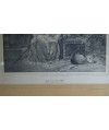 Lithographie "Exposition Octobre 1838, Institut des Beaux Arts"