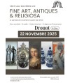 VENTE LIVE - Fine Art, Antiques & Religiosa - 22 NOV 2025