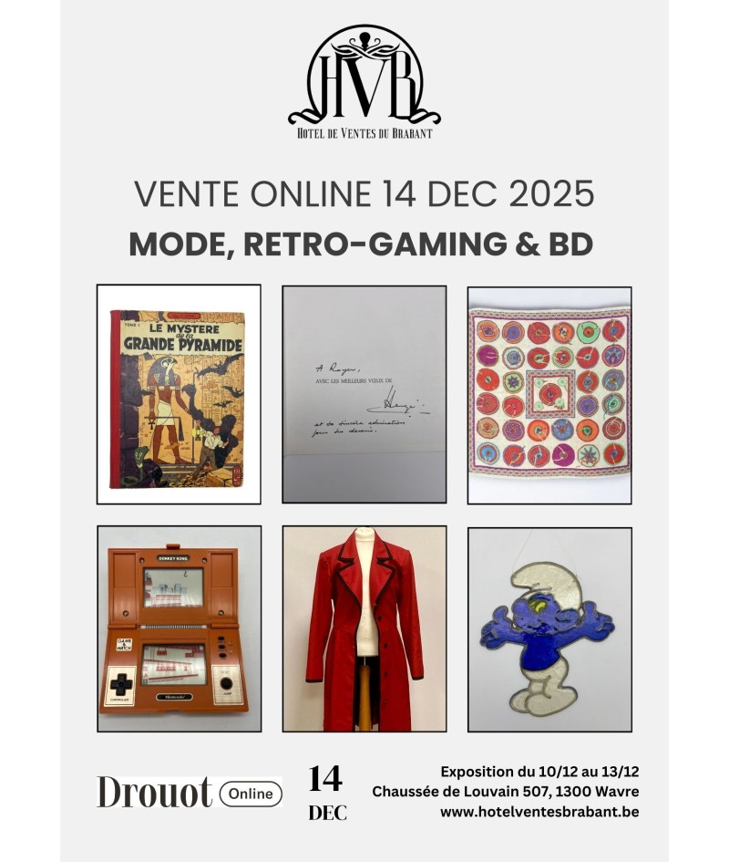 Vente aux Enchères Online - 14/12 - RETRO GAMING - JEUX DE SOCIETE - BD - MODE -