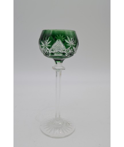 Lot de 6 verres en cristal taillé Val Saint Lambert