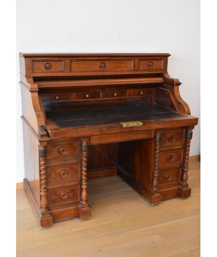 Bureau type américain à double caisson