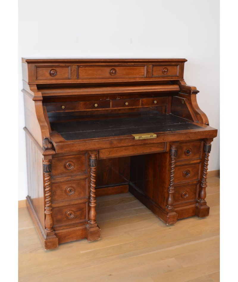 Bureau type américain à double caisson