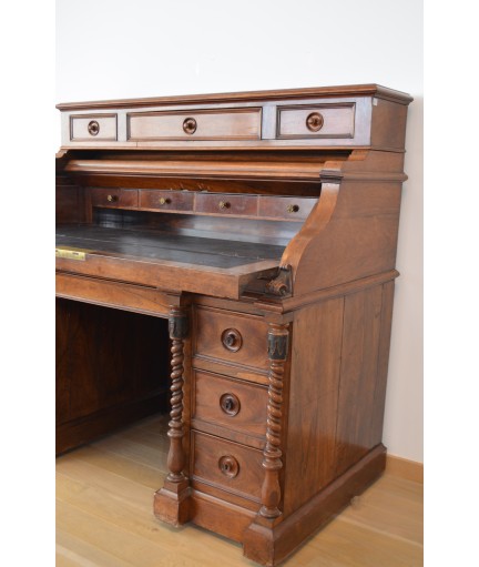 Bureau type américain à double caisson