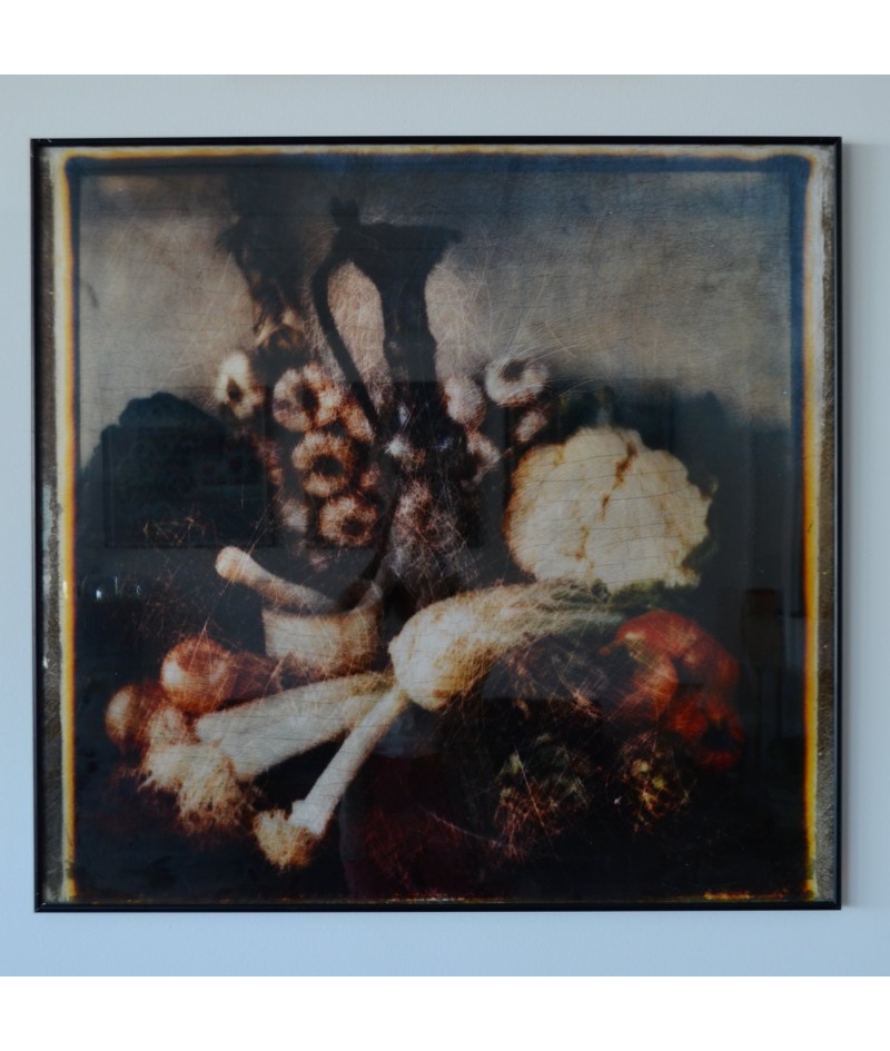 Photo sur cibachrome, Nature Morte, signé Berangere Zambaldi 1989