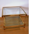 Table d'appoint plexi style Pierre Vandel