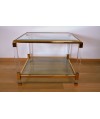 Table d'appoint plexi style Pierre Vandel