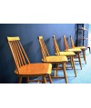 Lot de 5 chaises vintage 1960