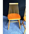 Lot de 5 chaises vintage 1960