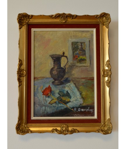 Lot de 3 peintures signés