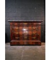 Commode Louis Philippe avec plaque en marbre fin 19e