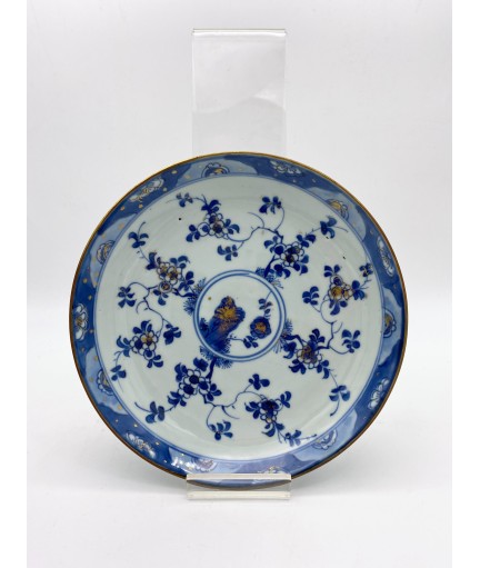 Paire d'assiettes d'exportation en porcelaine de Chine - Période Kangxi