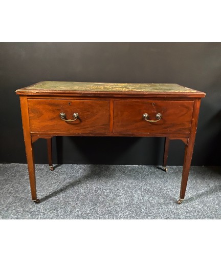 Bureau style anglais avec plateau en cuire