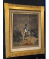 Portrait de Napoléon Bonaparte à cheval d'après Meissonier