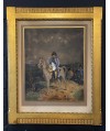 Portrait de Napoléon Bonaparte à cheval d'après Meissonier