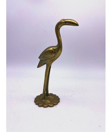 Flamand rose Vintage en bronze doré