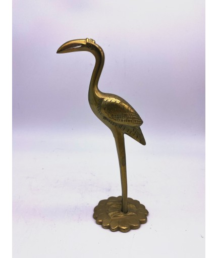 Flamand rose Vintage en bronze doré