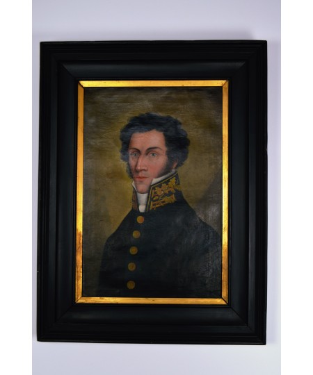 Peinture sur toile "Portrait homme" 19e siècle