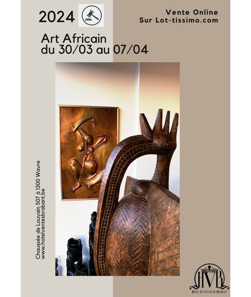 VENTE ONLINE – ART AFRICAIN  - Du 30/03 au 07/04