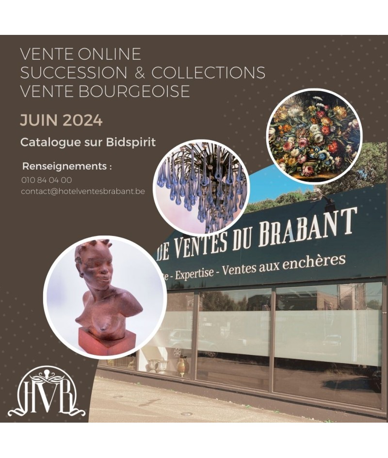 VENTE ONLINE – SUCCESSION & COLLECTIONS - VENTE BOURGEOISE - JUIN 2024