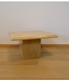 Table basse d'appoint en travertin