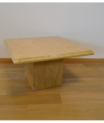 Table basse d'appoint en travertin