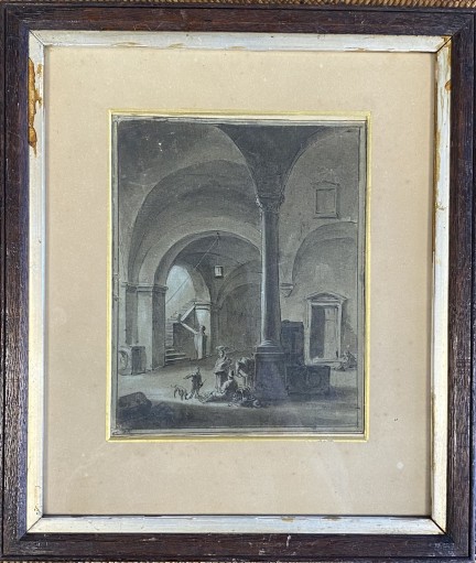 Dessin Aquarelle - 17e - Collection P Sylvester - Jan Wyck - 1644-1702