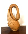 Sculpture en bois représentant un cygne