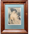 Lithographie signé Henri Thomas (1930-2016) "Femme nue assise"