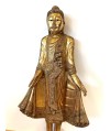 Sculpture Bouddha en bois doré