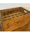 Casier Schweppes en bois