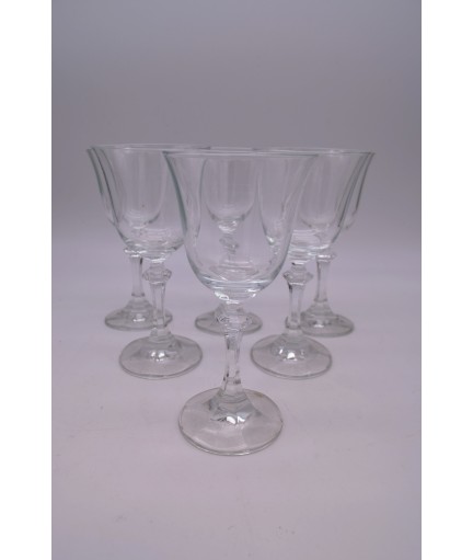 Lot de 6 verres de vin en Royal Bavarian Cristal avec sa boite d'origine