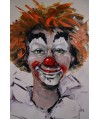 Peinture clown signé Guy Moubert