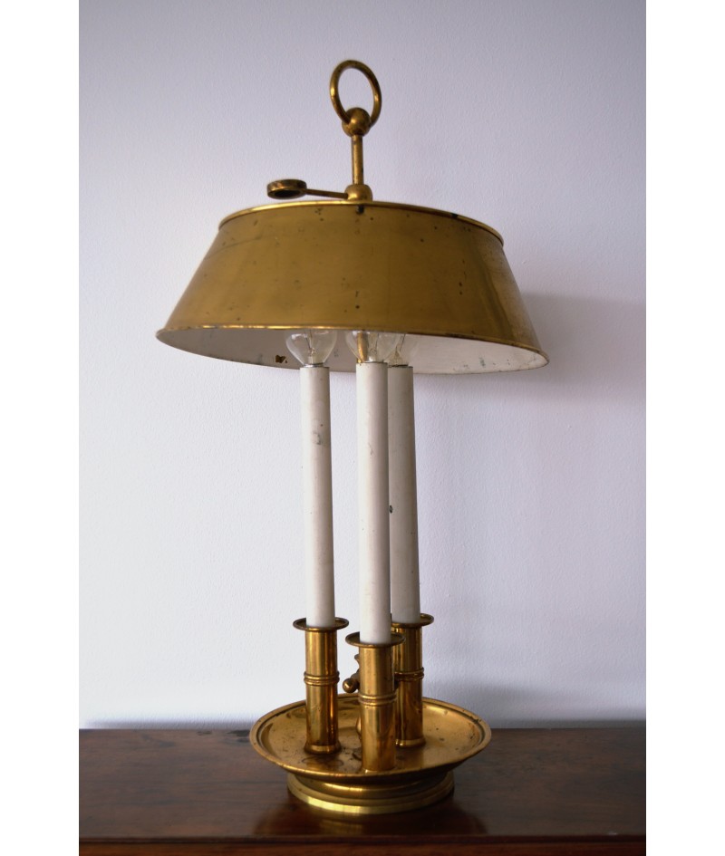 Lampe bouillotte dorée