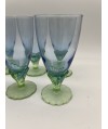 Lot de 6 verres + 2 verres italien Bormioli Rocco Bahia Art Déco