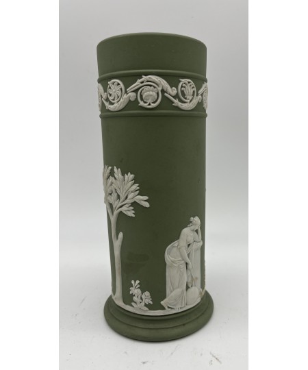 Wedgwood England petit vase en Vert Jasperware